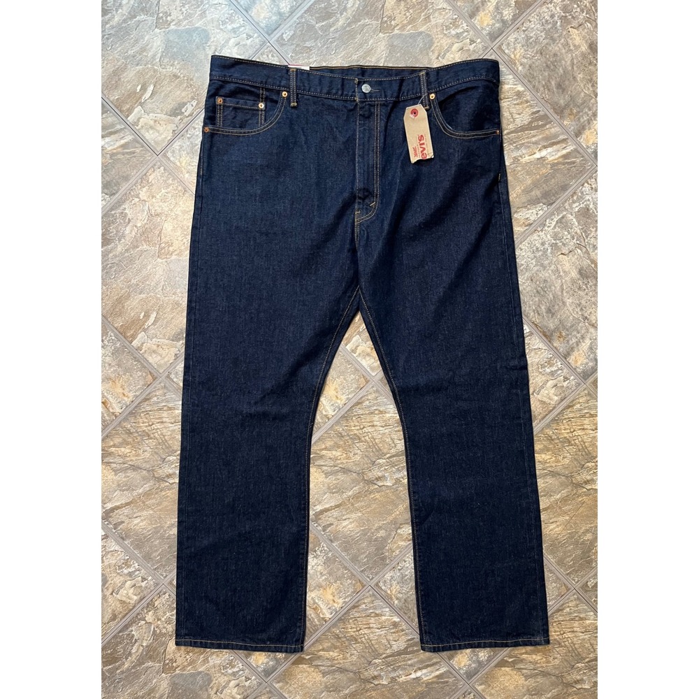 Levi's 517 Bootcut Jeans Mens 44x32 Indigo Blue NWT Western Denim 00517-0216